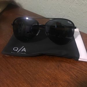 Quay Vivienne Aviator Sunglasses